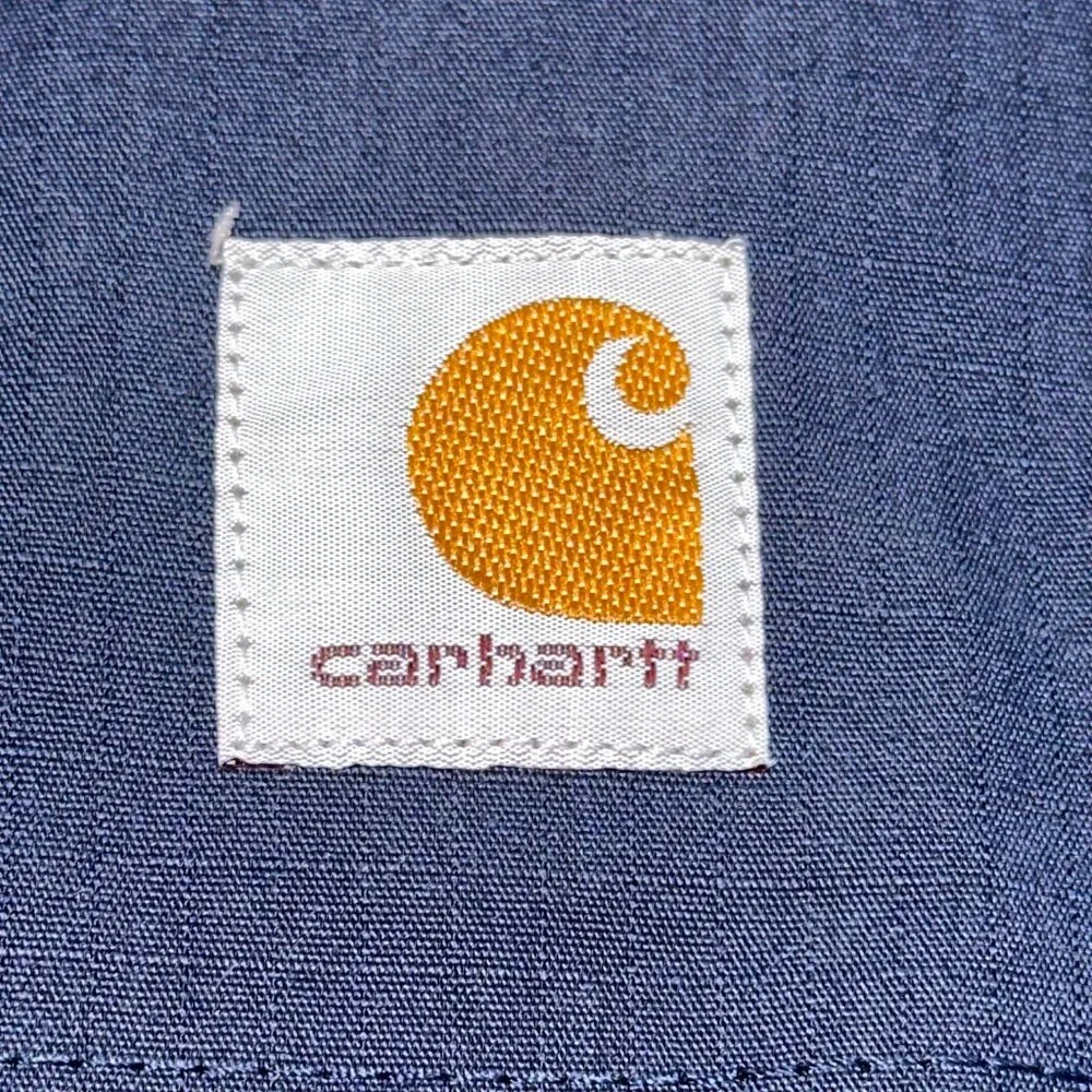 Carhartt Rugged Flex Relaxed Fit Navy Work‎ Canvas Pants Size 30x30 #74533-20